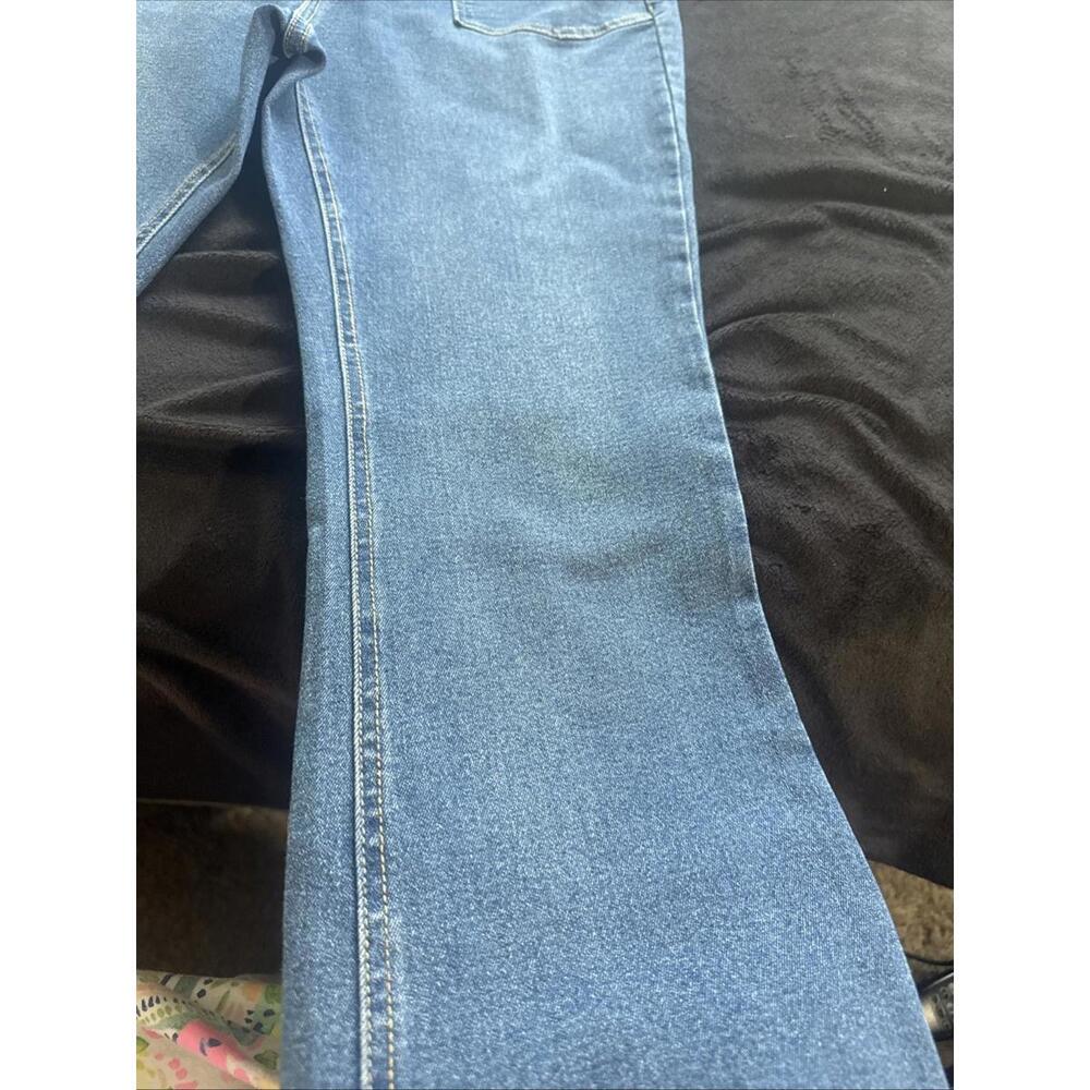 Women’s Size 12‎ Denim Blue Jeans Mid Rise Boot Cut By True Craft - Picture 5 of 13